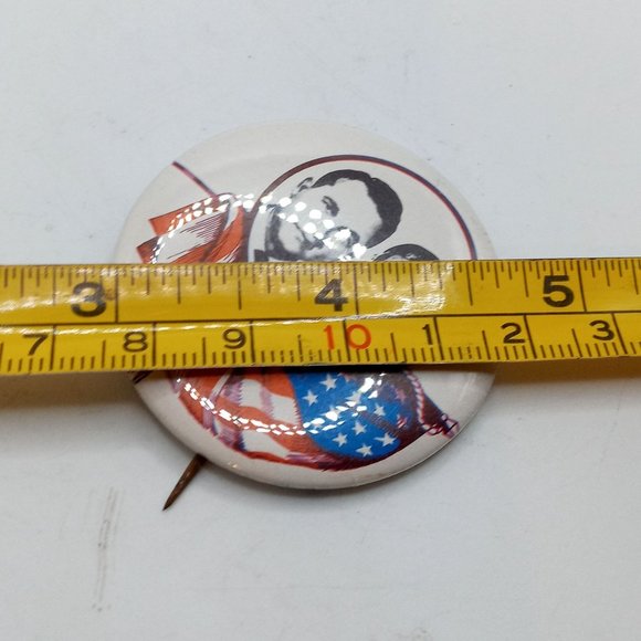 George Wallace Pin Pinback Button Brooch 1970s Presidential Political Democratic - Picture 2 of 9